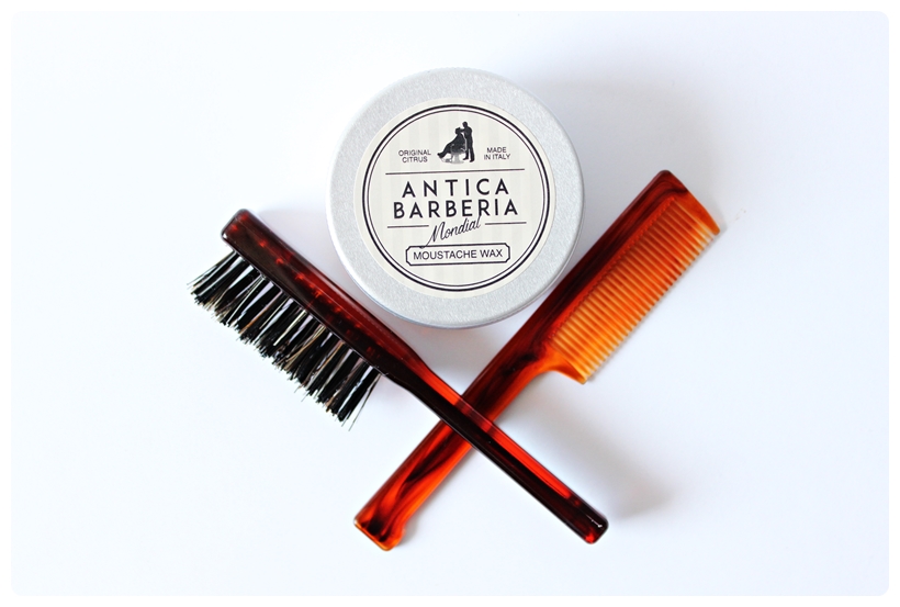 Mondial 1908 Moustache Wax (Antica Barberia) – recenzja wosku do wąsów | Bartpomaden
